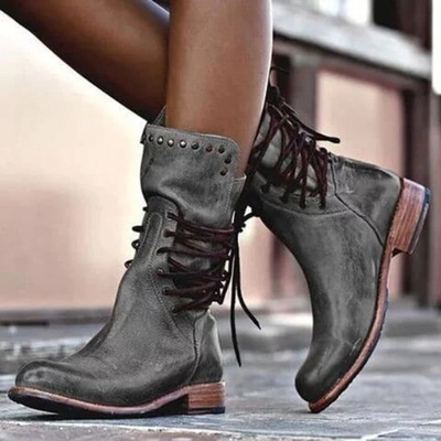 Rose - Leather boots