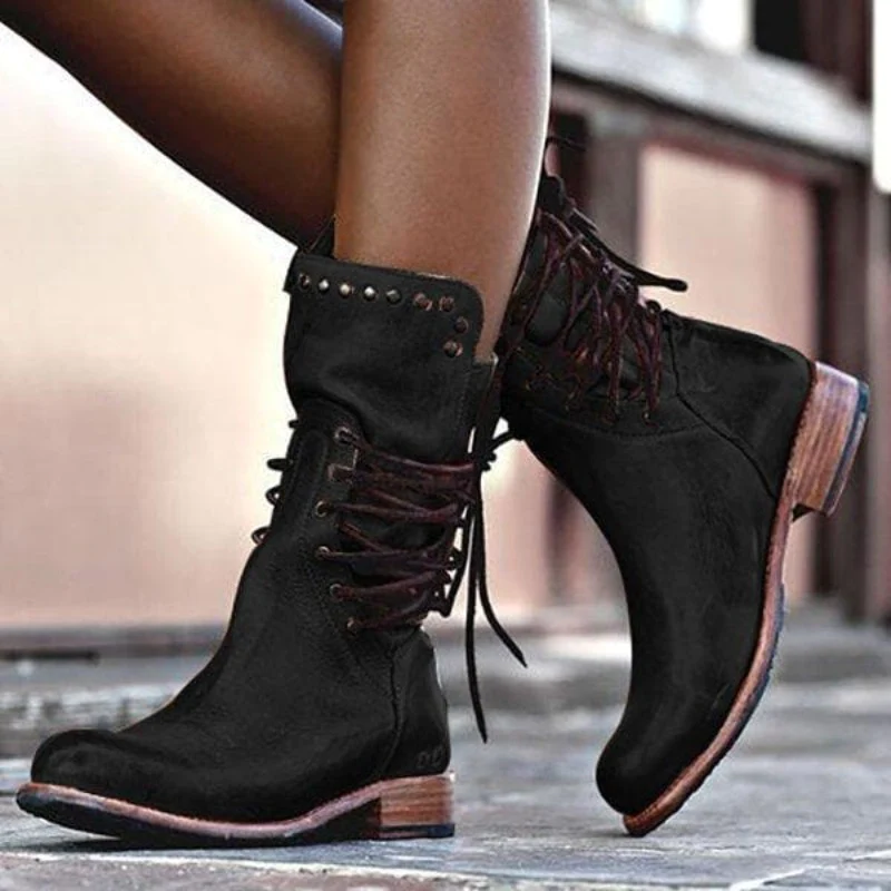 Rose - Leather boots