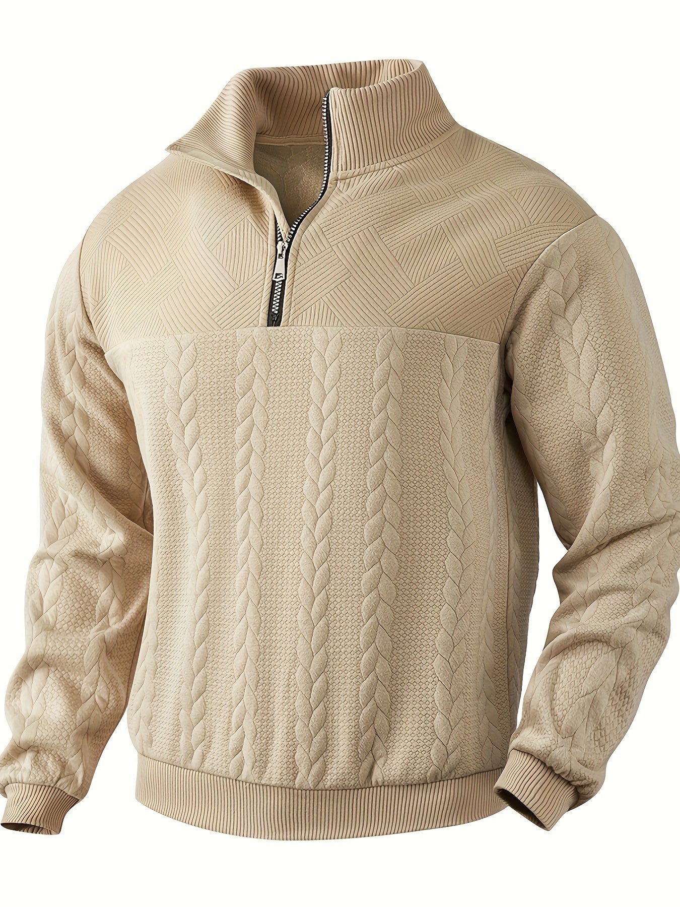 Dylan - Vintage Men's Zip Sweater