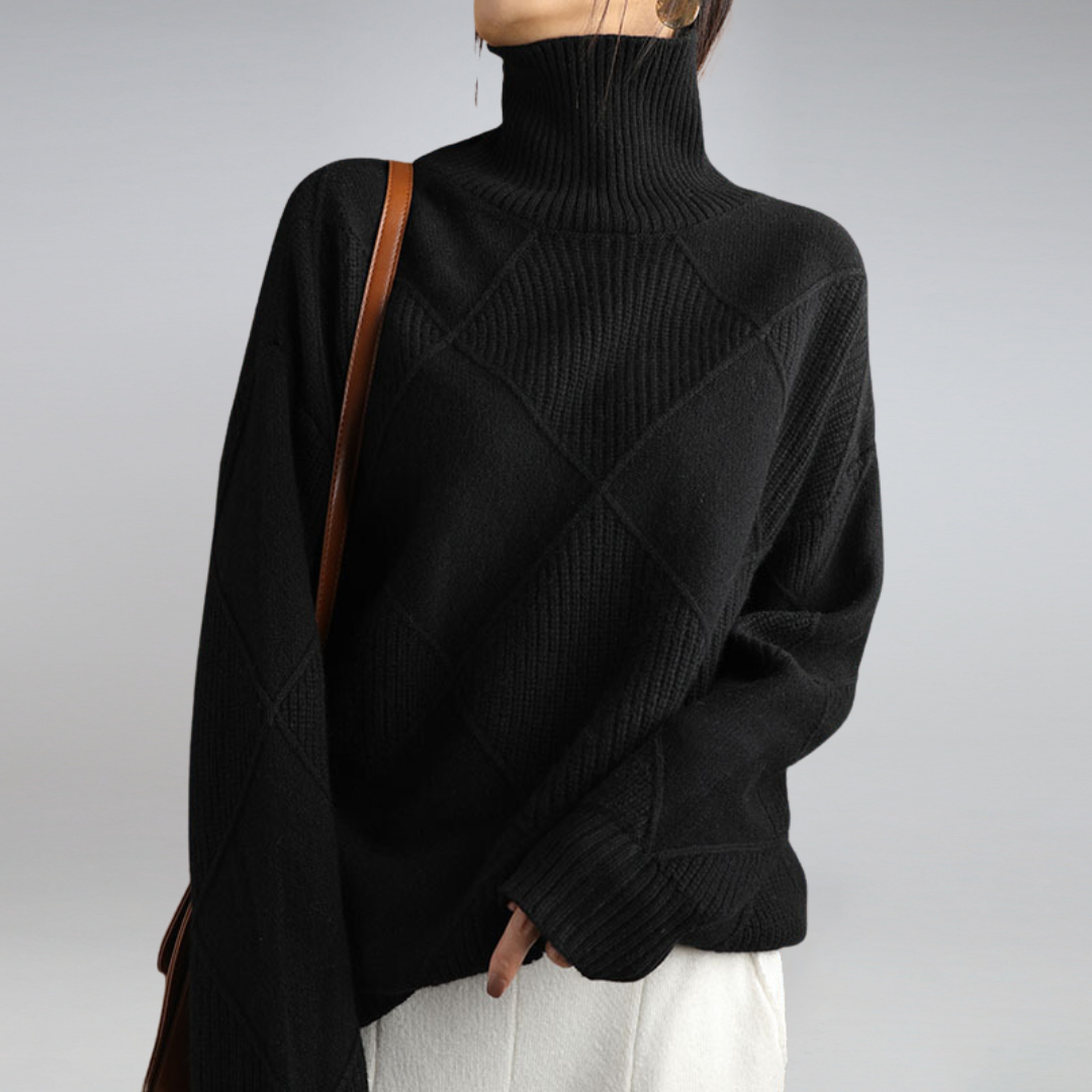 ADELLE™ | CASHMERE TURTLENECK SWEATER