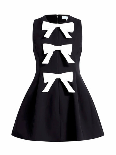 Millie - Front-Bow Frock Style Mini Dress