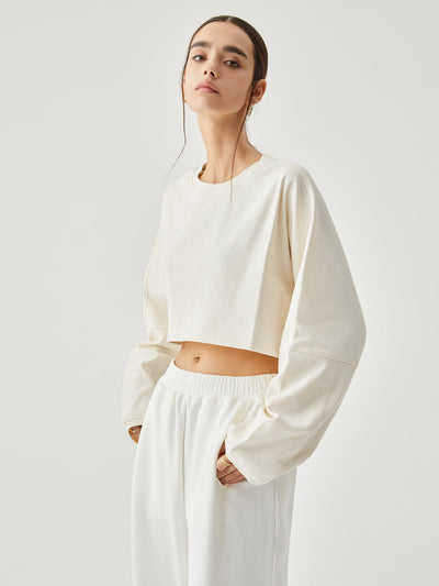 STELLA - Living Easy Crop Sweatshirt