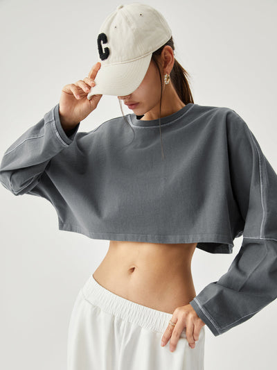 STELLA - Living Easy Crop Sweatshirt