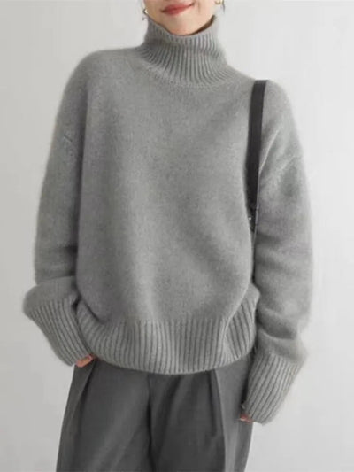 Amy™ –  Comfortable, knitted, soft turtleneck sweater