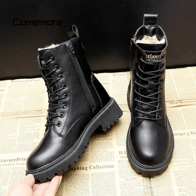 EMMA | LEATHER WINTER BOOTS